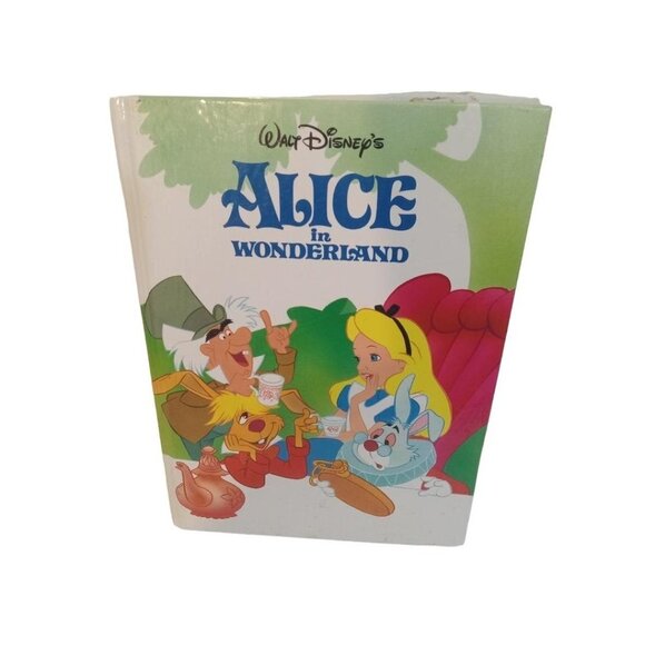 Walt Disneys Book Alice In Wonderland 1991 Hardcover 96 Pages With Tag - Picture 1 of 6